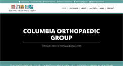 Desktop Screenshot of columbiaorthogroup.com